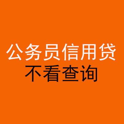 上思公务员信用贷款